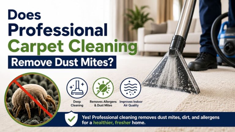 Does Professional Carpet Cleaning Remove Dust Mites