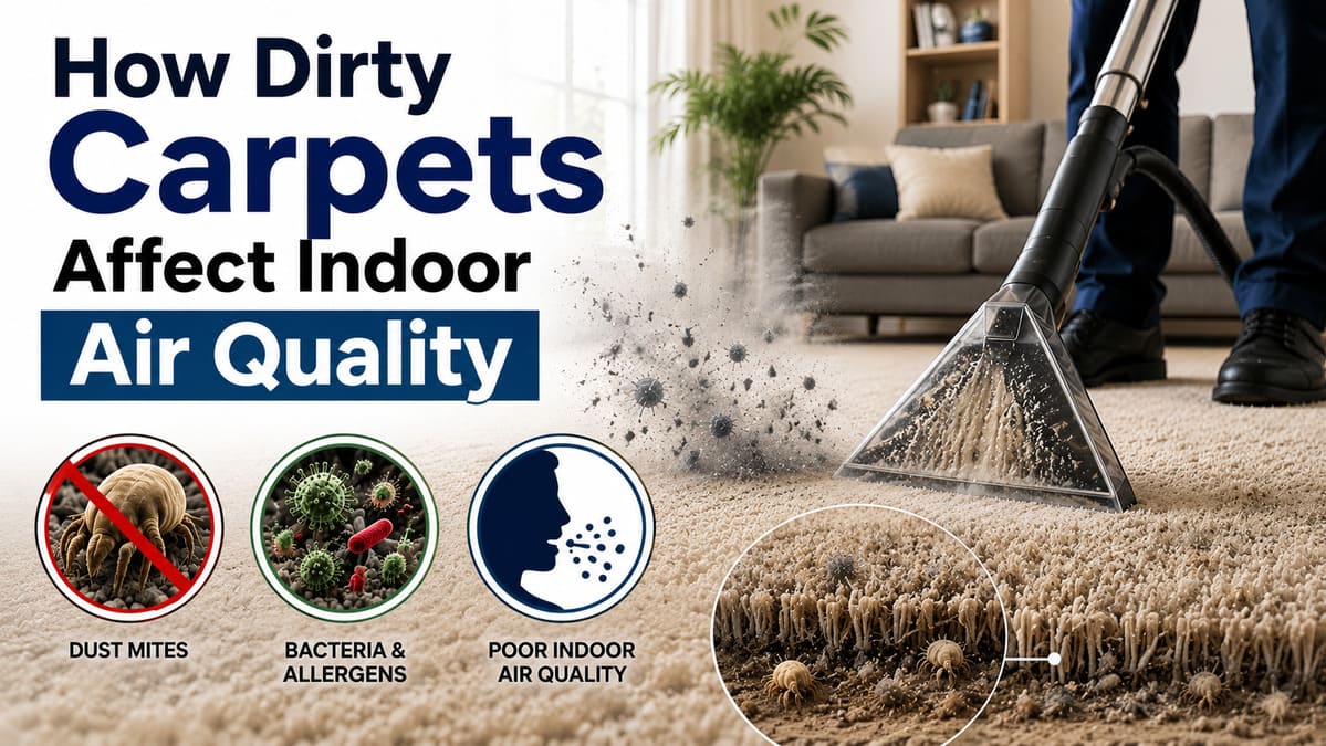 How Dirty Carpets Affect Indoor Air Quality