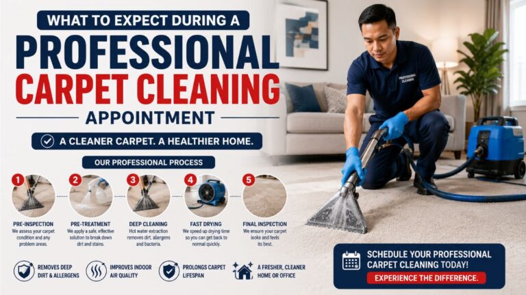 What To Expect During A Professional Carpet Cleaning Appointment