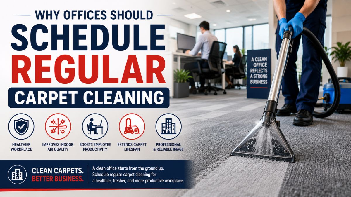 Why Offices Should Schedule Regular Carpet Cleaning